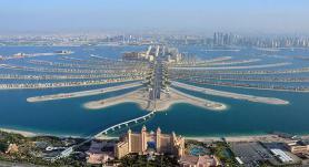 Palmový ostrov emirátu Dubaj