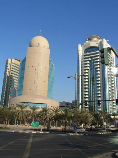 Budova telekomunikační společnosti Etisalat v Abu Dhabi