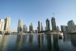 Město Dubaj s částí přístavu