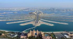 Palmový ostrov emirátu Dubaj