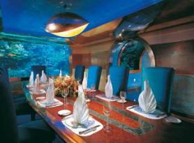 Dubajský hotel Burj Al Arab s restaurací