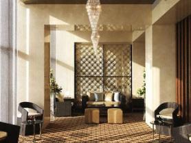 Dubajský hotel Crowne Plaza Dubai Festival City s posezením