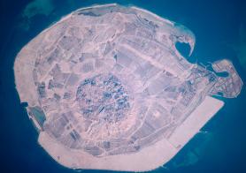 Jebel Dhana - ostrov Sir Bani Yas