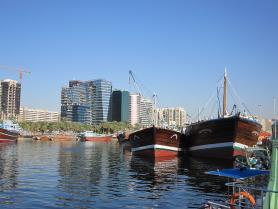 Dubaj - plachetnice "Dhau"