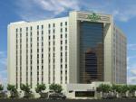 Pohled na hotel Acacia v Emirátech